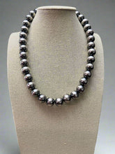 Load image into Gallery viewer, 14mm Sterling Silver Pearls Necklace - 18 inch