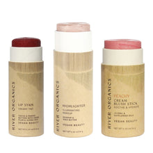 Load image into Gallery viewer, Lip + Highlighter + Blush Set