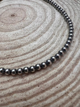 Load image into Gallery viewer, 5mm Sterling Pearl Necklace - 16 inch