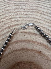 Load image into Gallery viewer, 5mm Sterling Pearl Necklace - 16 inch