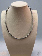 Load image into Gallery viewer, 5mm Sterling Pearl Necklace - 18 inch