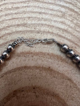 Load image into Gallery viewer, 6mm Sterling Pearl Necklace - 18 inch