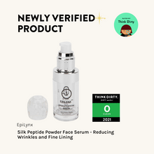 Load image into Gallery viewer, Vegan EpiSilk Crystal Wrinkle Smoothing Face Treatment - Intense Brightening and Firming Wrinkle Fix for Sensitive Skin