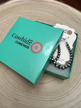 Load image into Gallery viewer, Sterling pearl graduated earrings - 2 1/2 inch drop - Very popular!