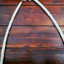 Load image into Gallery viewer, Long Blue Disk Turquoise Necklace - 26 inch