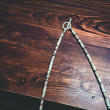 Load image into Gallery viewer, Long Blue Thick Genuine Turquoise Chips Necklace - 26 inch