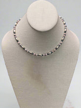 Load image into Gallery viewer, Sterling Torpedo Pearl Choker with Pink Conch - 14 inch + 3