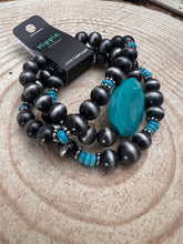 Load image into Gallery viewer, Western Agate 3 for 1 Bracelet Set