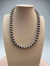 Load image into Gallery viewer, 10mm Sterling Pearl Necklace - 18 inch necklace
