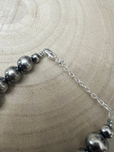 Load image into Gallery viewer, 10mm Sterling Silver Pearls bracelet - 6 inch bracelet
