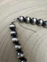 Load image into Gallery viewer, 12mm Sterling Silver Pearls Necklace - 18 inch
