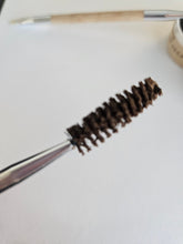 Load image into Gallery viewer, Eco-Friendly Double-Sided Bare Wood Brow &amp; Mascara Brush
