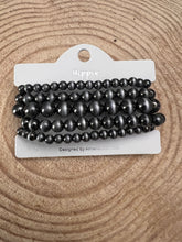Load image into Gallery viewer, 5 for 1 set Faux Sterling Pearl Stretch Bracelet - 7 inch bracelets
