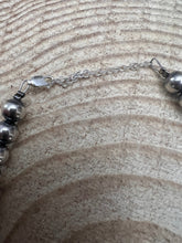 Load image into Gallery viewer, 8mm Sterling Pearl Necklace - 16 inch
