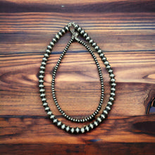 Load image into Gallery viewer, 8mm Sterling Pearl Necklace - 18 inch - The Classic pearl necklace
