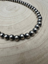 Load image into Gallery viewer, 8mm Sterling Pearl Necklace - 18 inch - The Classic pearl necklace
