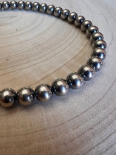 Load image into Gallery viewer, 10mm Sterling Pearl Necklace - 18 inch necklace
