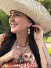Load image into Gallery viewer, Card Theme Hoop Fashion Earrings - 2 inch drop
