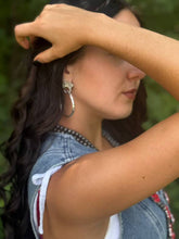 Load image into Gallery viewer, Faux Coral Long Squash Blossom Statement Necklace - 32 inch necklace
