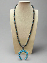 Load image into Gallery viewer, Faux Naja and Faux Pearl Necklace - 27 inch
