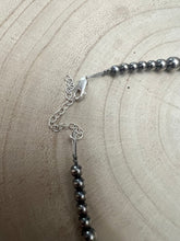 Load image into Gallery viewer, Graduated Sterling Silver Pearl Choker - 15 inch - Top Seller
