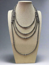 Load image into Gallery viewer, Graduated Sterling Pearl Necklace - 28 inch
