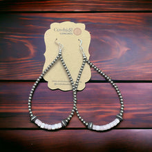 Load image into Gallery viewer, Pink shell earrings and Sterling Pearls
