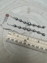 Load image into Gallery viewer, Sterling Silver Pearls dangle earrings - 3 1/2 inch drop!
