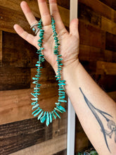 Load image into Gallery viewer, Turquoise with 3 mm Sterling Silver Pearls - 18 inch
