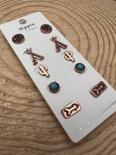 Load image into Gallery viewer, Western Theme 5 for 1 Earring Set
